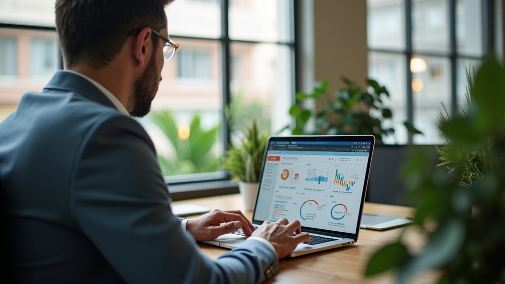 Gráfica de ROI y conversiones de campañas Google Ads inmobiliarias en Costa Rica