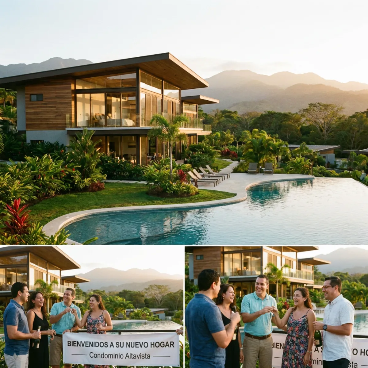 Celebración de cierre de venta en Costa Rica