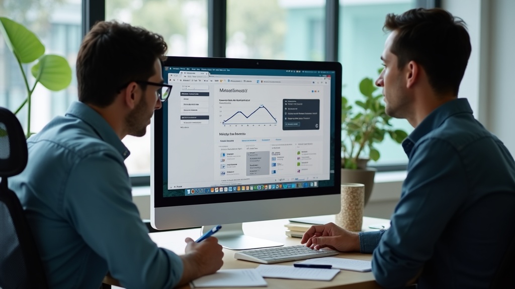 Interfaz de Google Ads para campaña inmobiliaria en Madrid