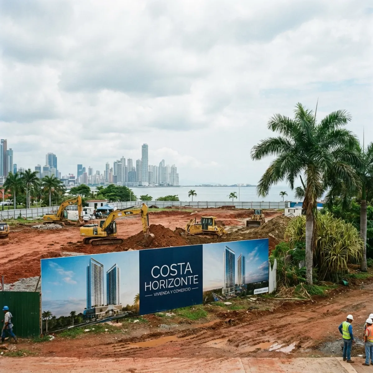 Reunión entre inversionista y desarrollador inmobiliario en Panamá