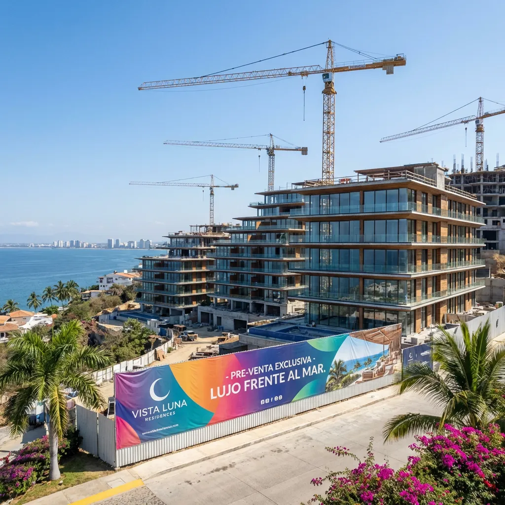 Sitio de construcción con marketing en Panamá