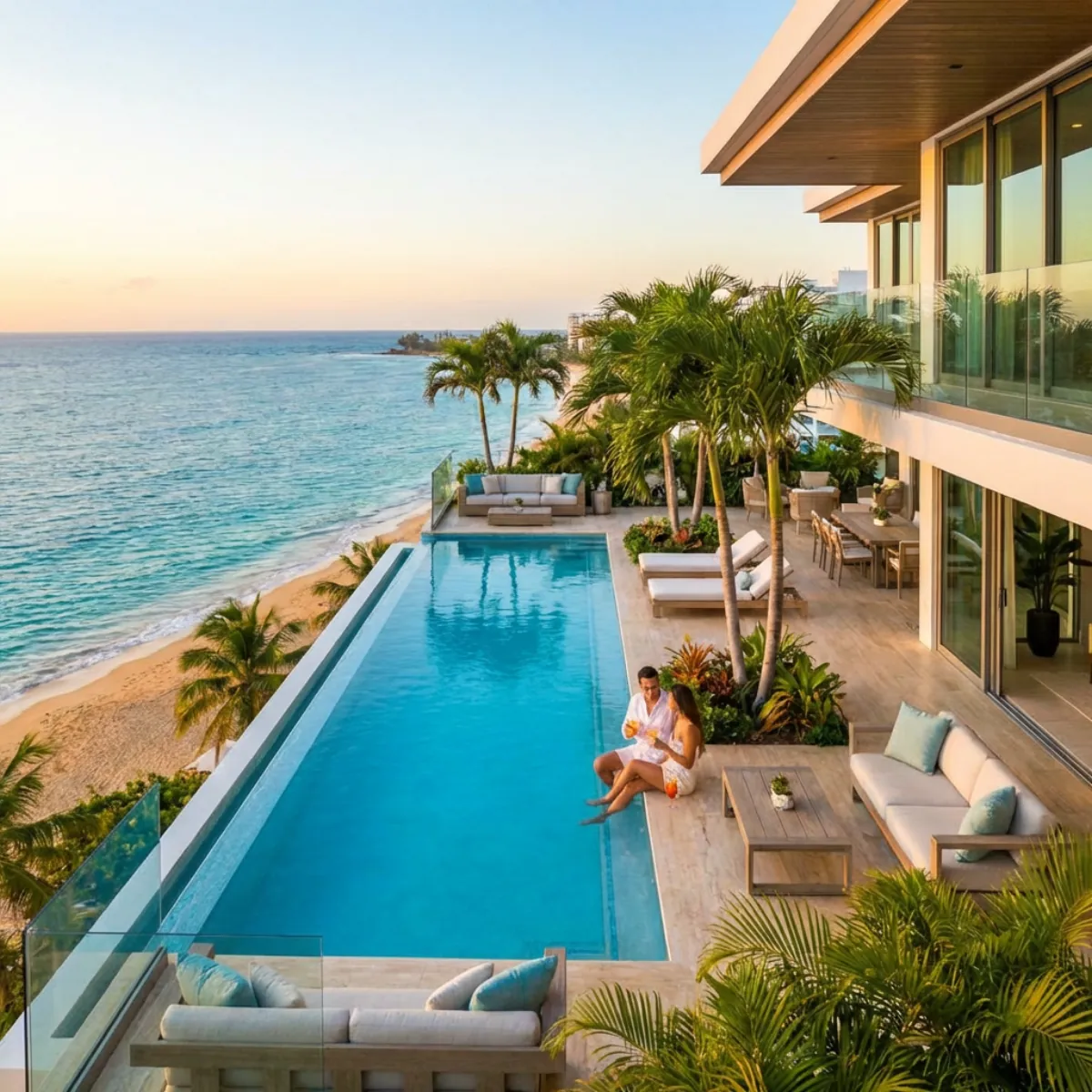 Landing page inmobiliaria en laptop en Puerto Rico